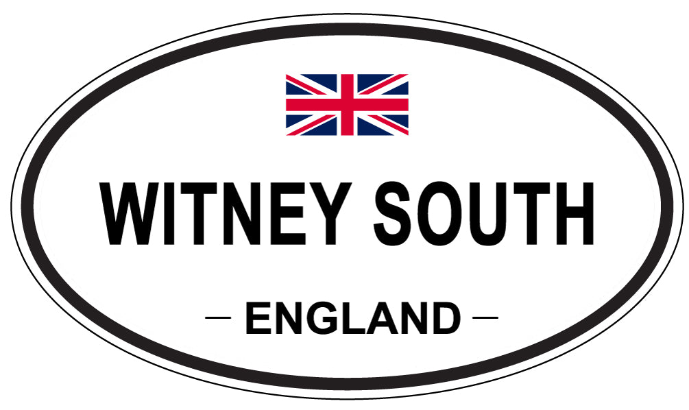 WITNEY SOUTH, England - Oval Magnet