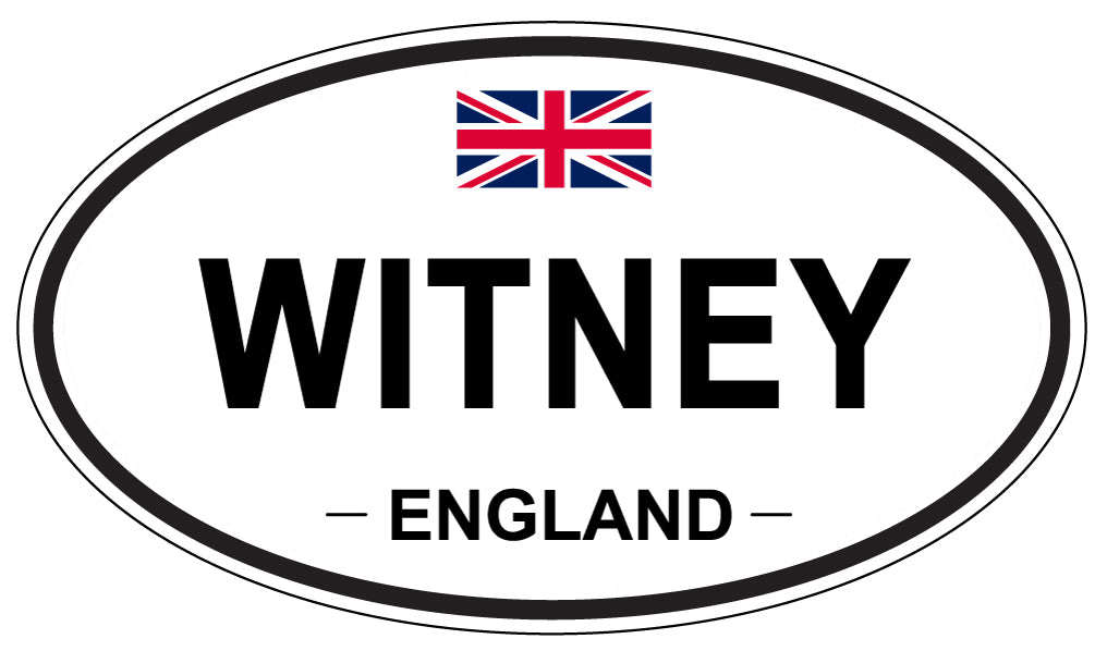 WITNEY, England - Oval Magnet
