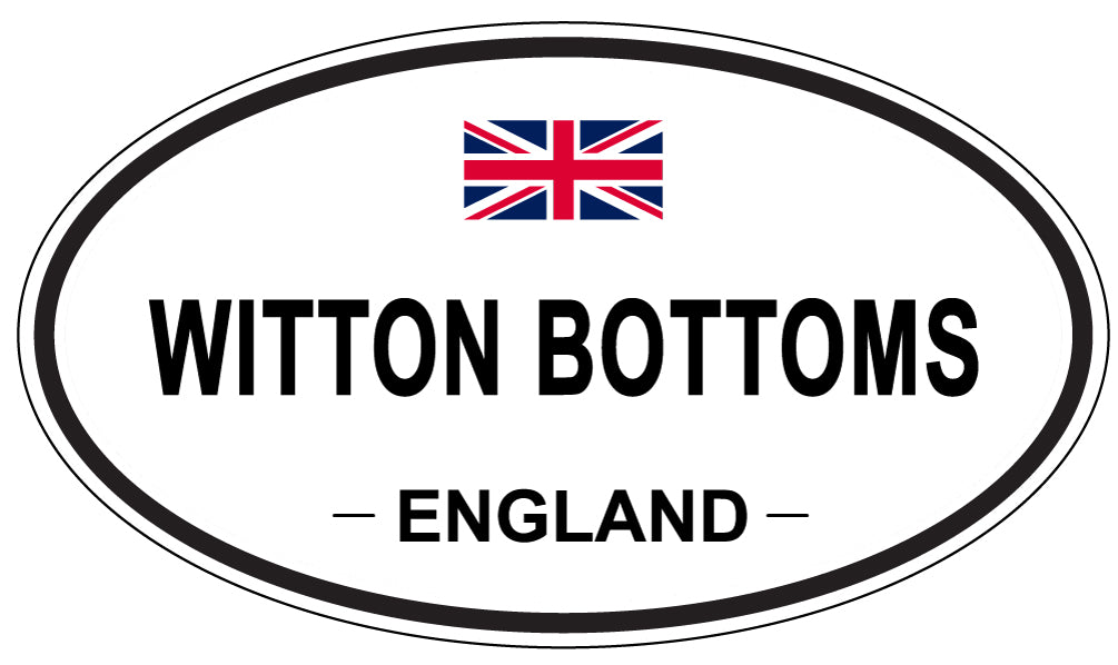 WITTON BOTTOMS, England - Oval Magnet