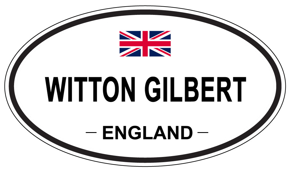 WITTON GILBERT, England - Oval Magnet
