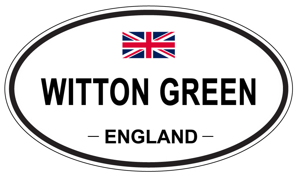 WITTON GREEN, England - Oval Magnet