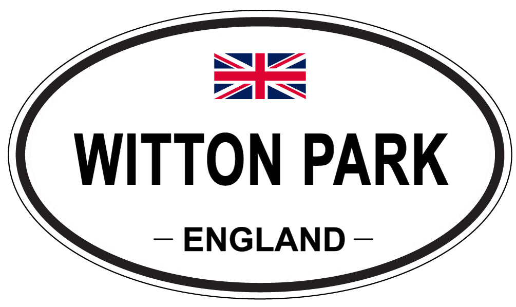 WITTON PARK, ENGLAND - Oval Sticker