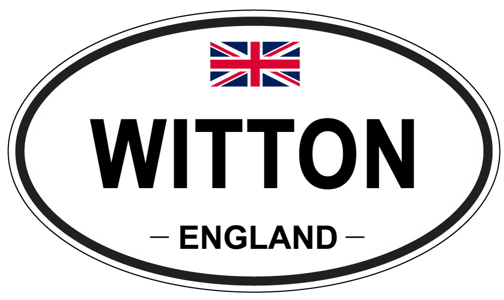 WITTON, England - Oval Magnet