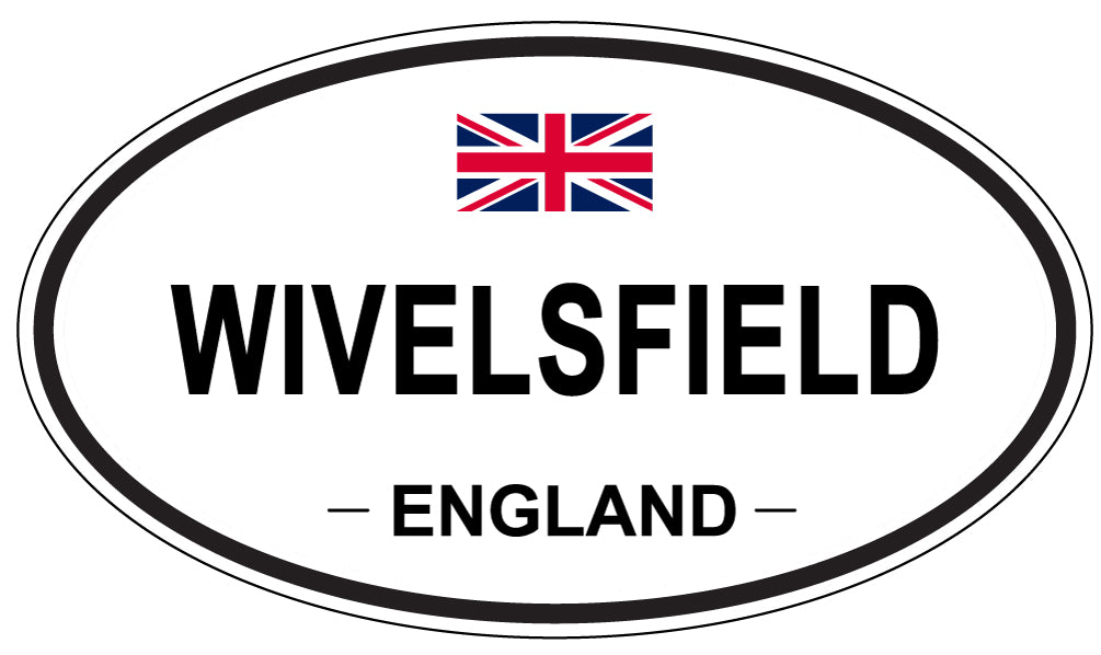 WIVELSFIELD, England - Oval Magnet