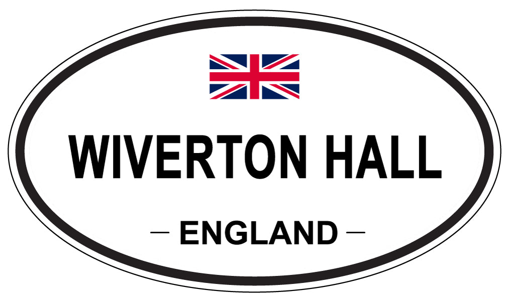 WIVERTON HALL, England - Oval Magnet