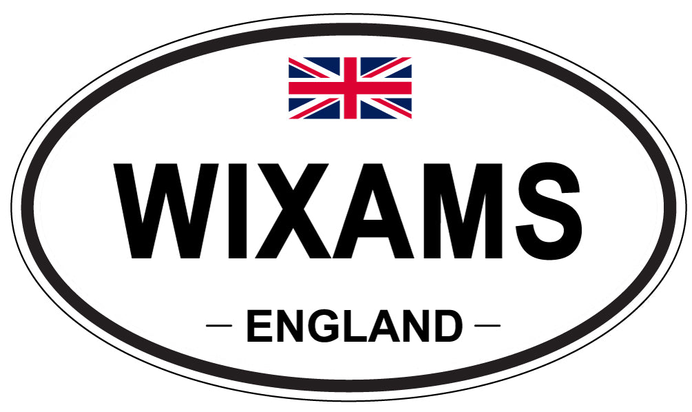 WIXAMS, England - Oval Magnet