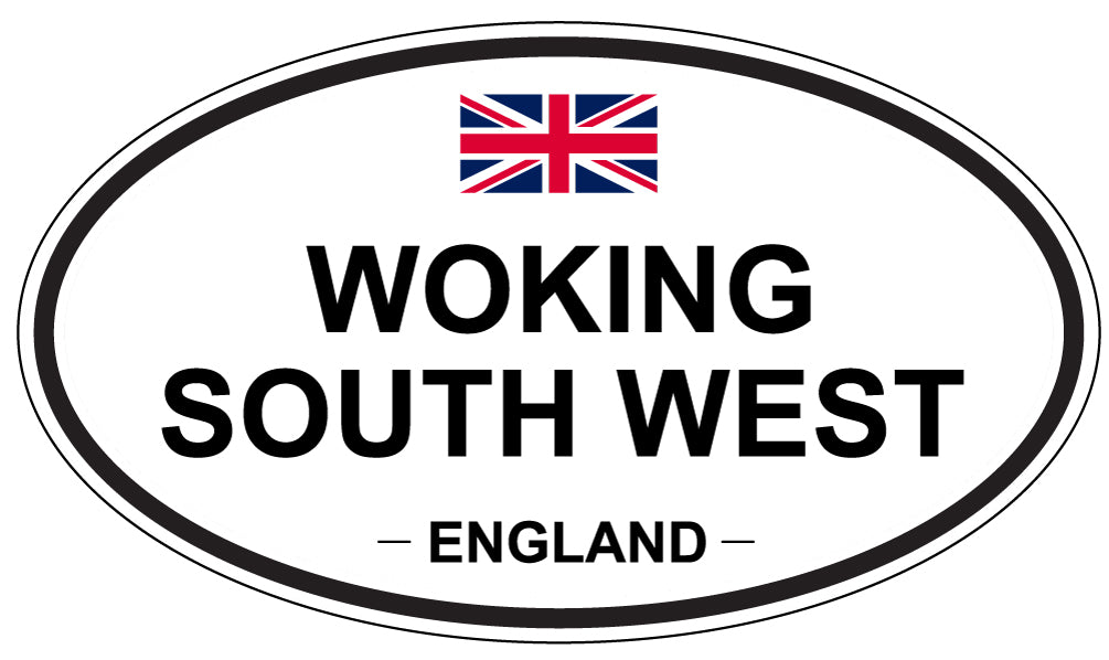 WOKING SOUTH WEST, England - Oval Magnet