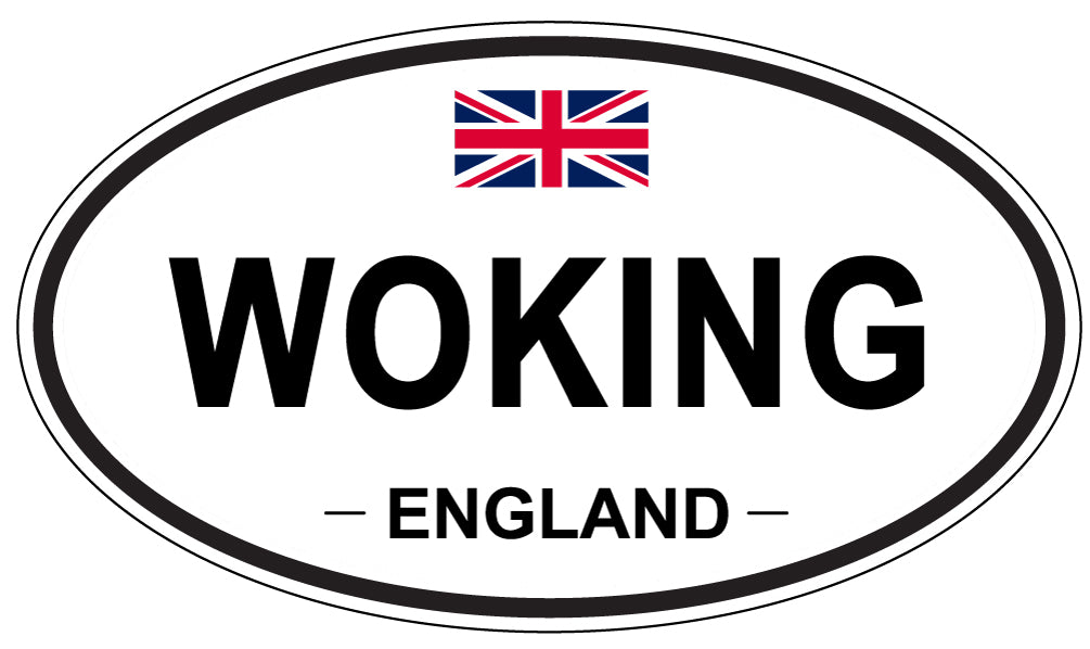 WOKING, England - Oval Magnet