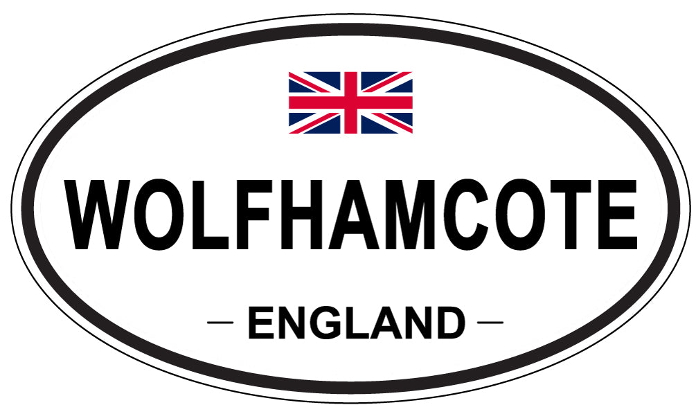 WOLFHAMCOTE, England - Oval Magnet