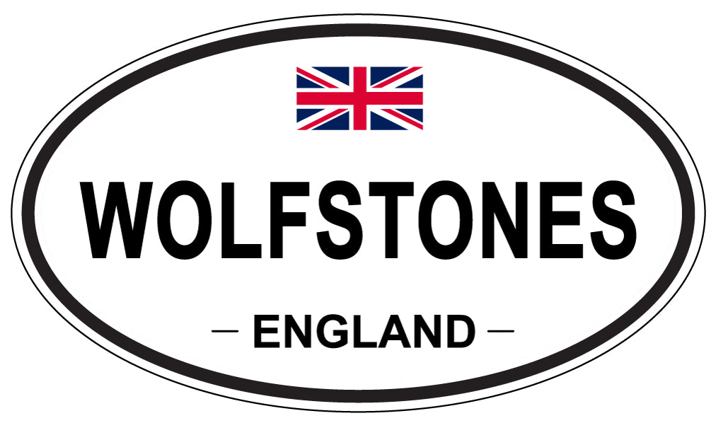 WOLFSTONES, England - Oval Magnet