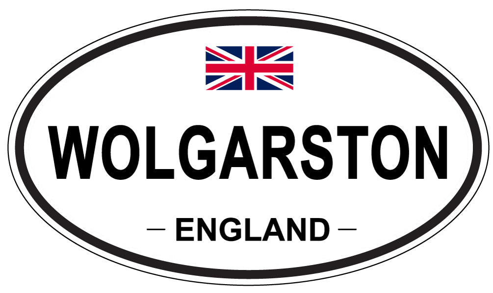WOLGARSTON, England - Oval Magnet