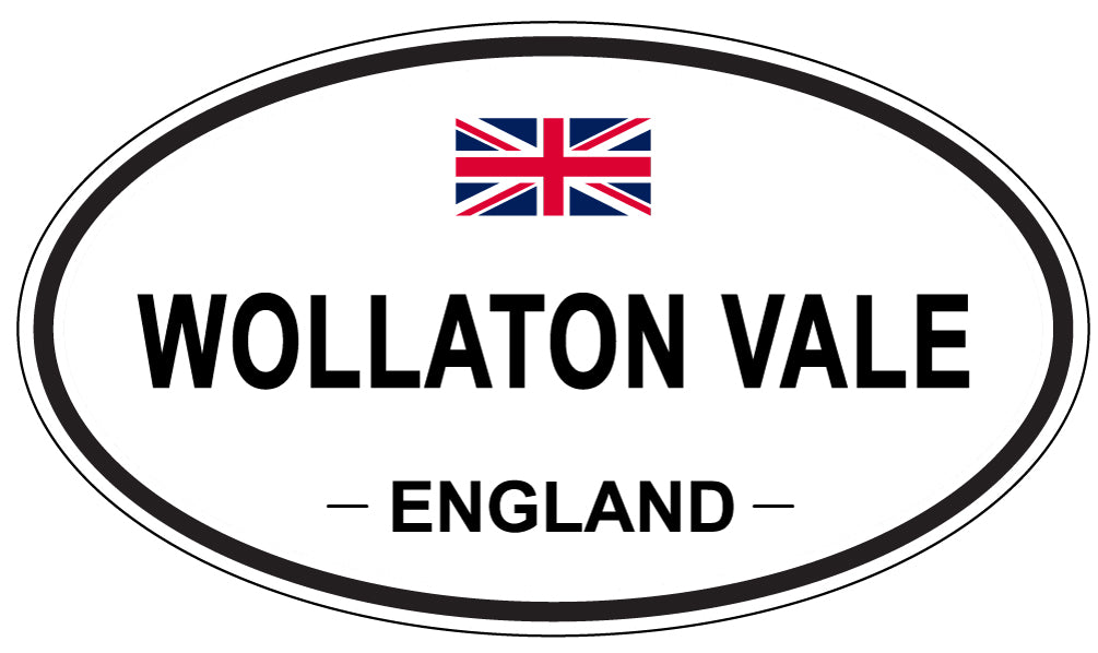 WOLLATON VALE, England - Oval Magnet