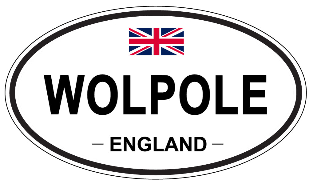 WOLPOLE, England - Oval Magnet