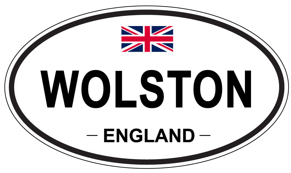 WOLSTON, England - Oval Magnet