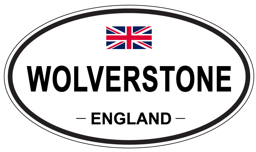 WOLVERSTONE, England - Oval Magnet