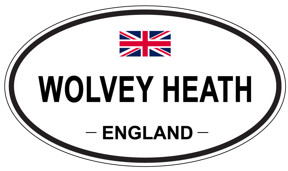 WOLVEY HEATH, ENGLAND - Oval Sticker
