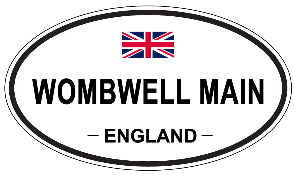 WOMBWELL MAIN, England - Oval Magnet
