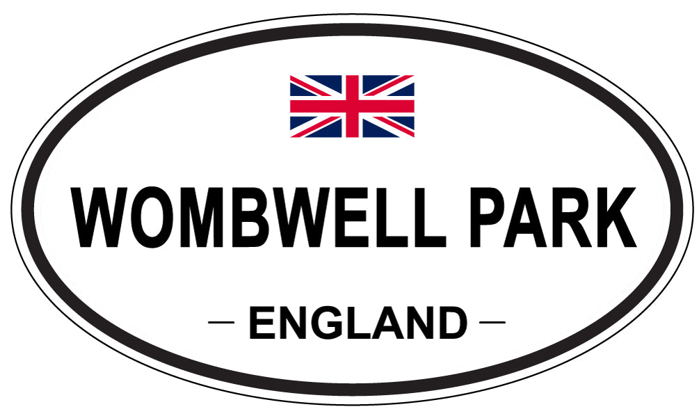 WOMBWELL PARK, ENGLAND - Oval Sticker