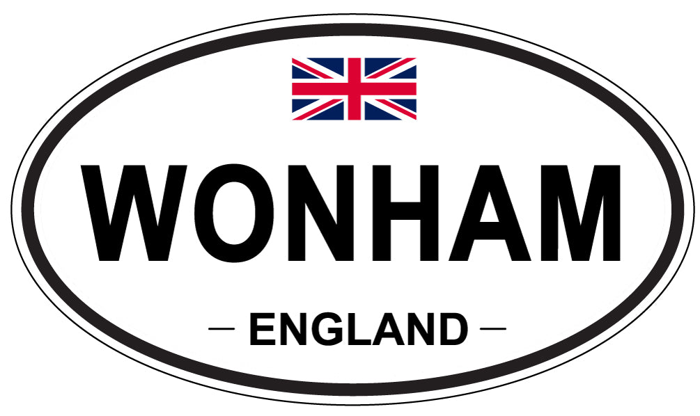 WONHAM, England - Oval Magnet