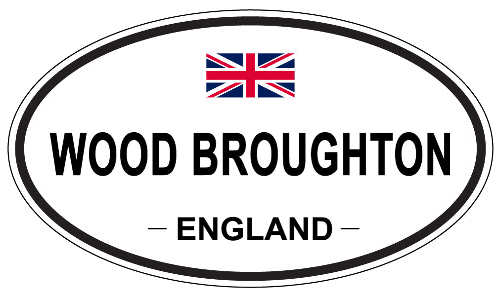 WOOD BROUGHTON, England - Oval Magnet