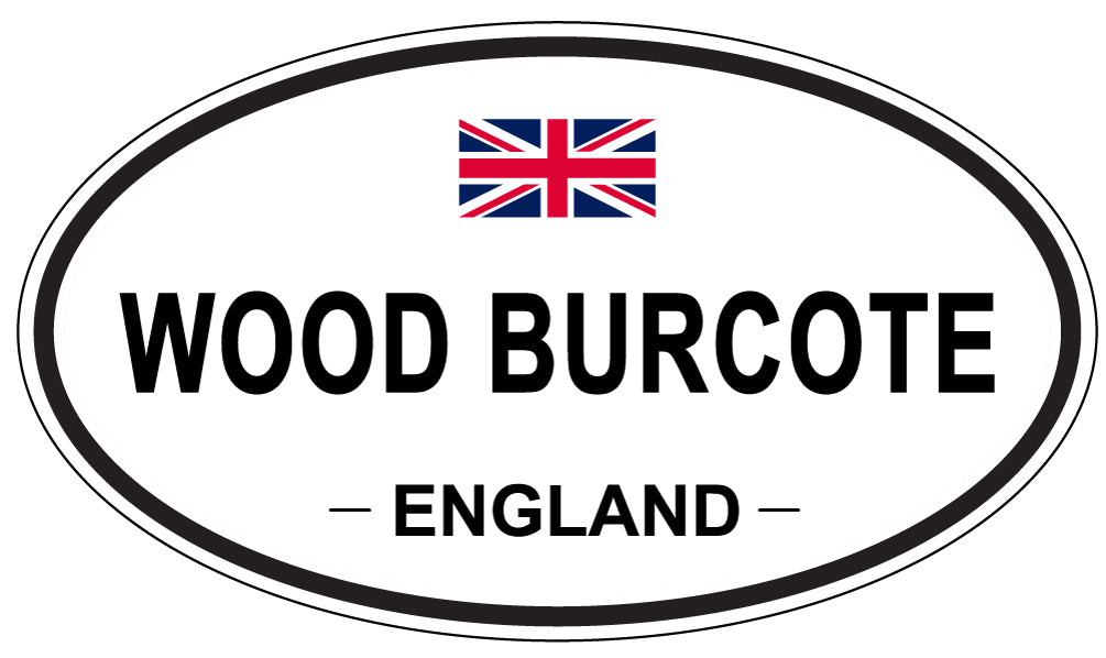 WOOD BURCOTE, England - Oval Magnet