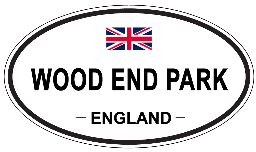 WOOD END PARK, England - Oval Magnet