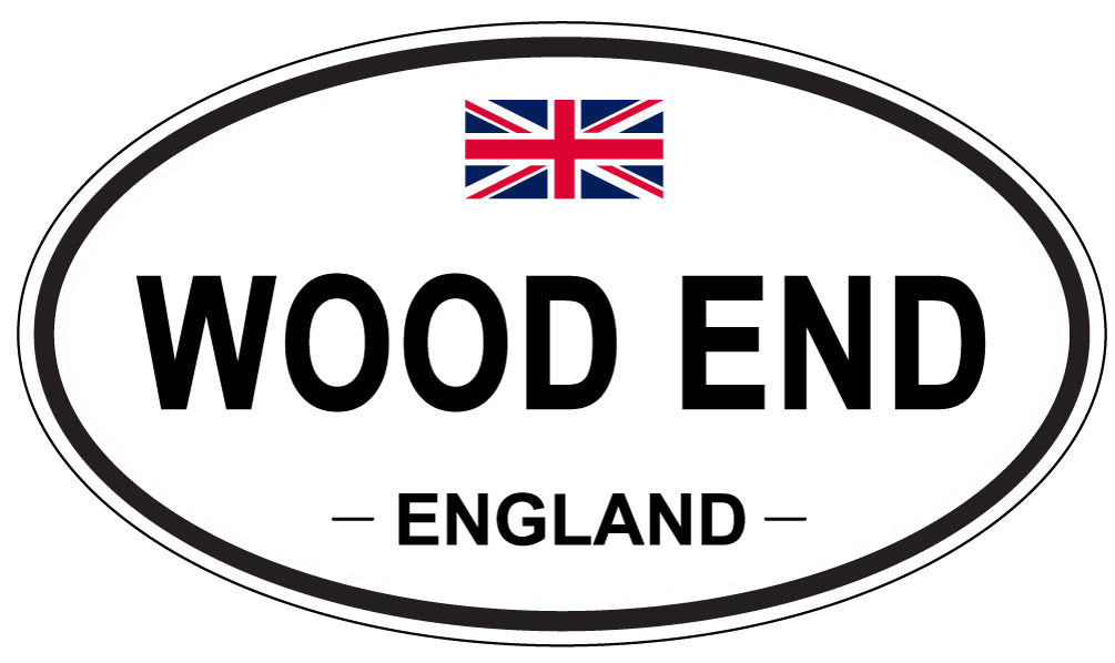 WOOD END, England - Oval Magnet