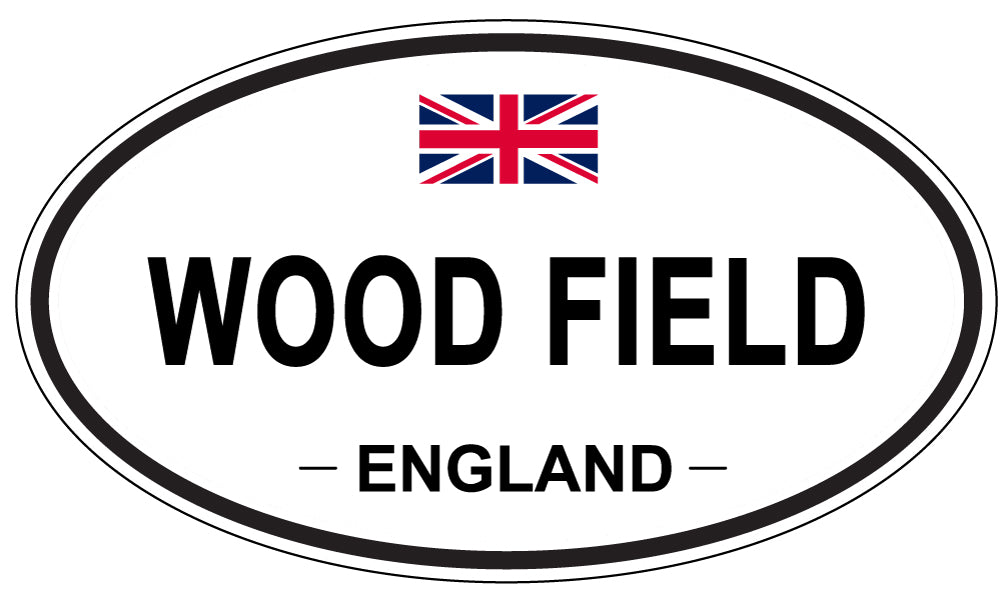 WOOD FIELD, England - Oval Magnet