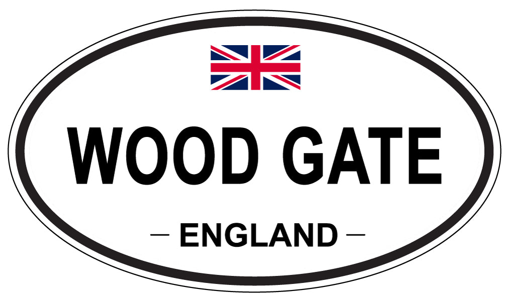 WOOD GATE, England - Oval Magnet