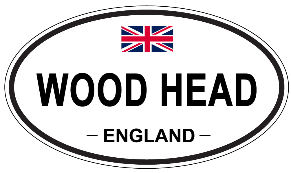 WOOD HEAD, England - Oval Magnet