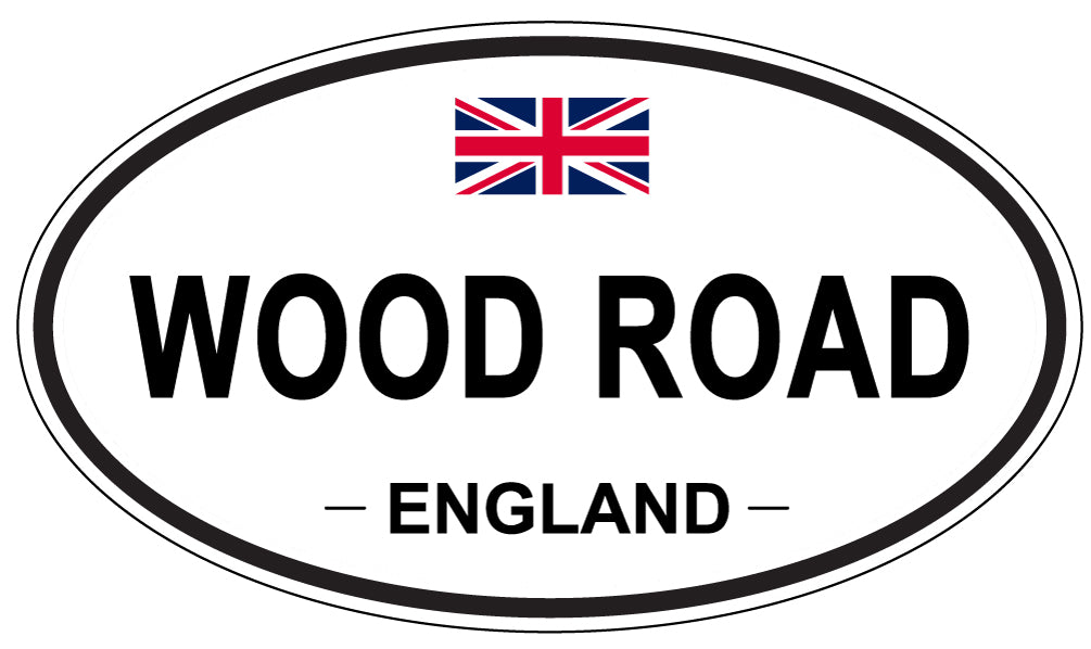WOOD ROAD, England - Oval Magnet