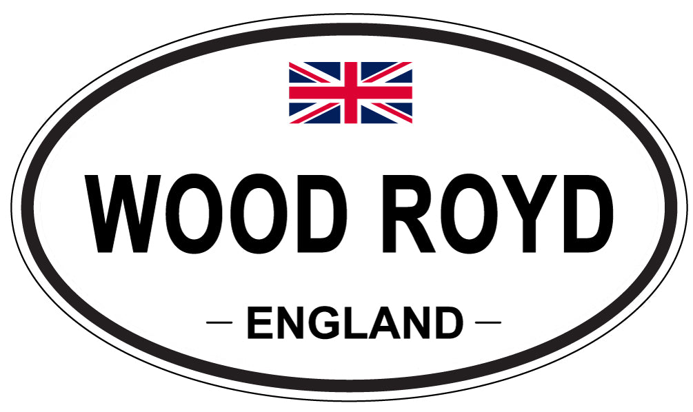 WOOD ROYD, ENGLAND - Oval Sticker
