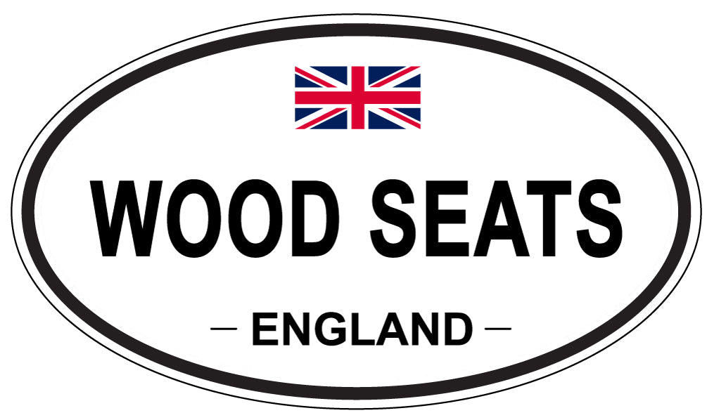 WOOD SEATS, England - Oval Magnet