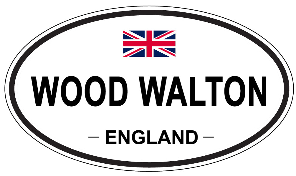 WOOD WALTON, England - Oval Magnet