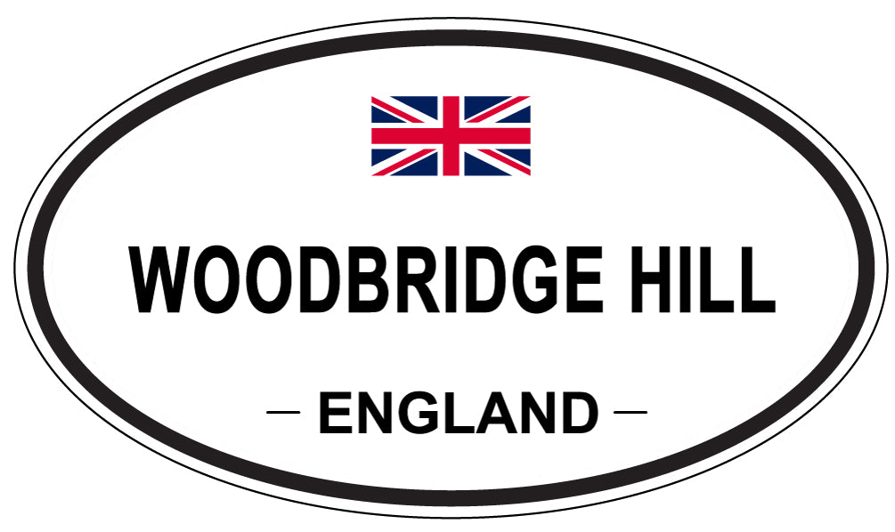 WOODBRIDGE HILL, England - Oval Magnet