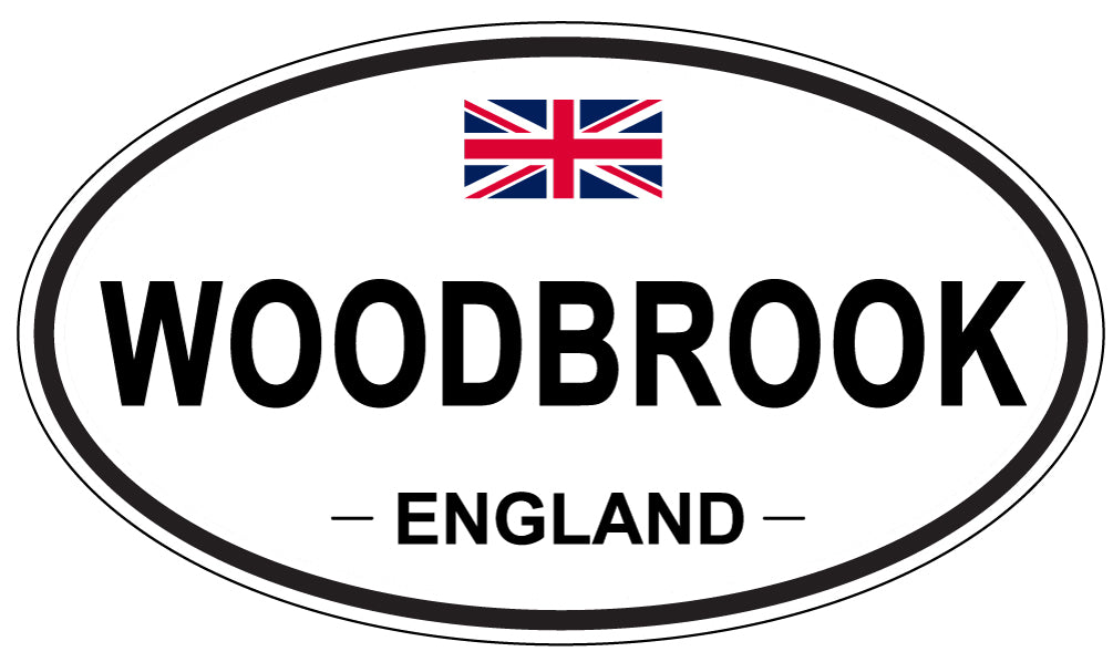 WOODBROOK, England - Oval Magnet