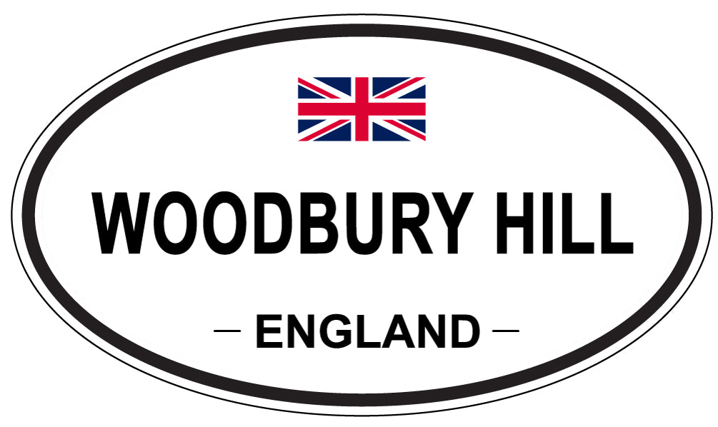 WOODBURY HILL, England - Oval Magnet