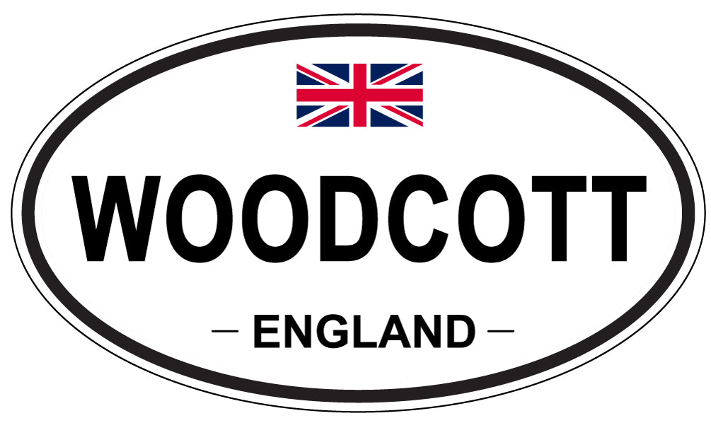 WOODCOTT, England - Oval Magnet