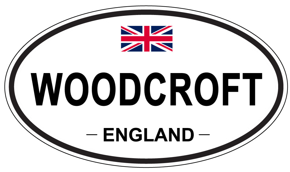 WOODCROFT, England - Oval Magnet