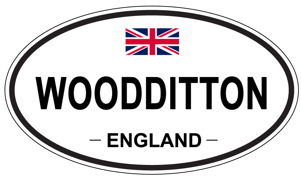 WOODDITTON, England - Oval Magnet