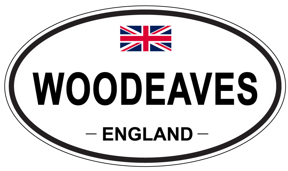 WOODEAVES, England - Oval Magnet