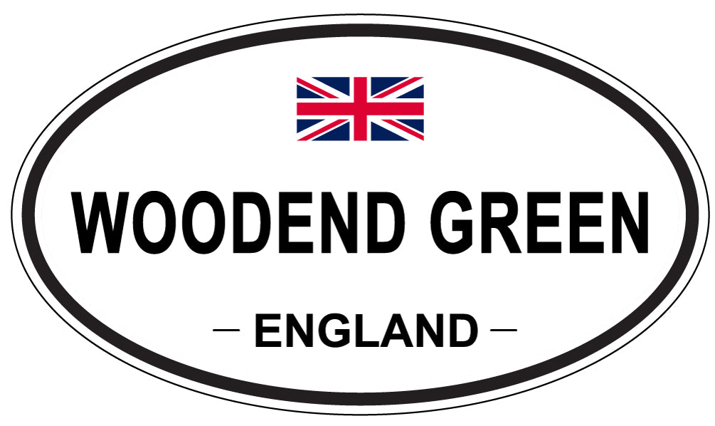 WOODEND GREEN, England - Oval Magnet