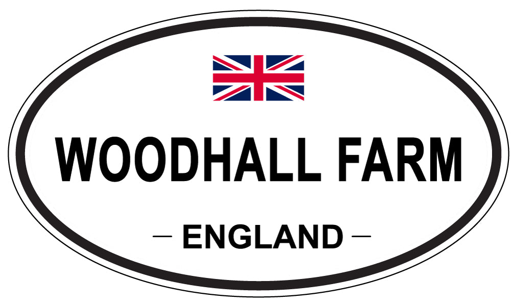 WOODHALL FARM, England - Oval Magnet