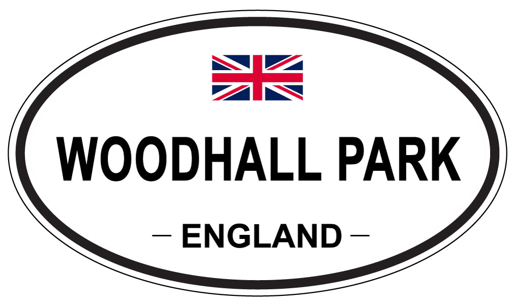WOODHALL PARK, England - Oval Magnet