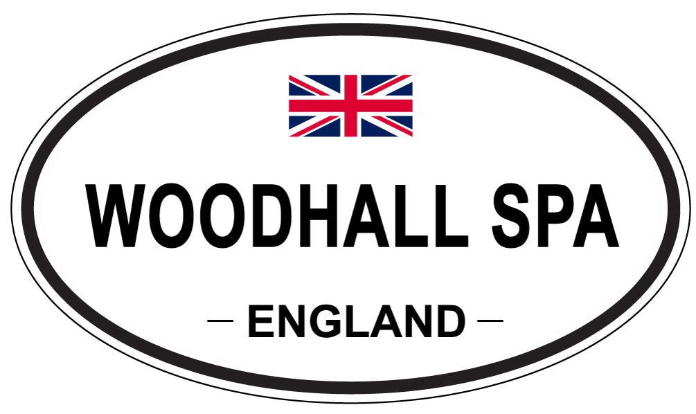 WOODHALL SPA, ENGLAND - Oval Sticker