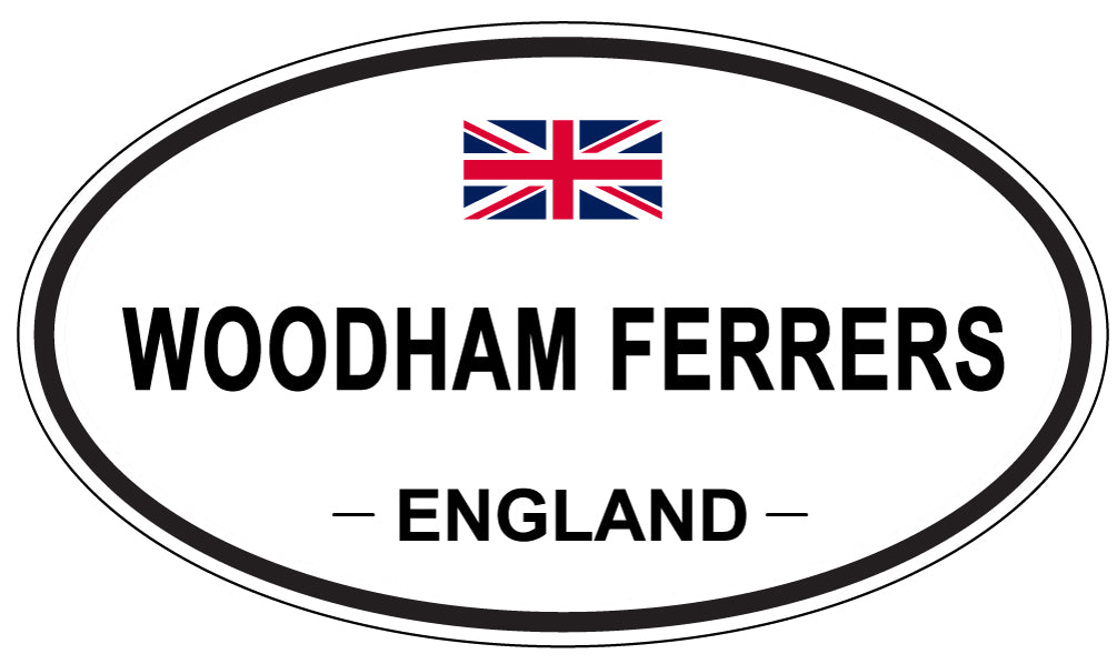 WOODHAM FERRERS, England - Oval Magnet