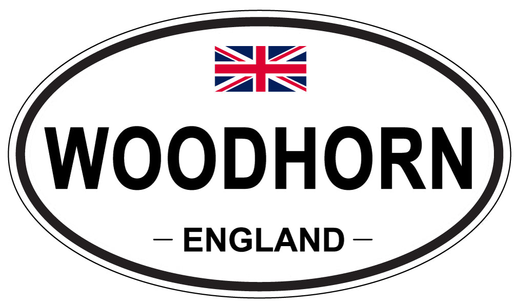 WOODHORN, ENGLAND - Oval Sticker