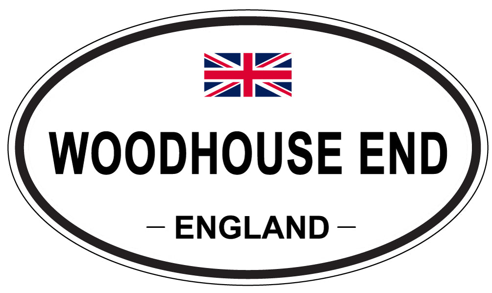 WOODHOUSE END, ENGLAND - Oval Sticker