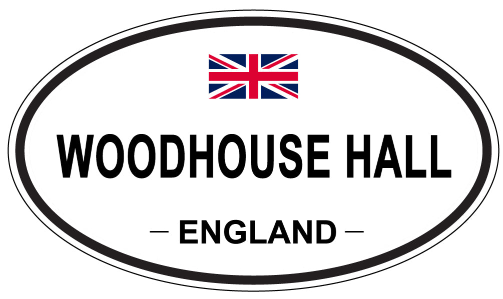 WOODHOUSE HALL, England - Oval Magnet