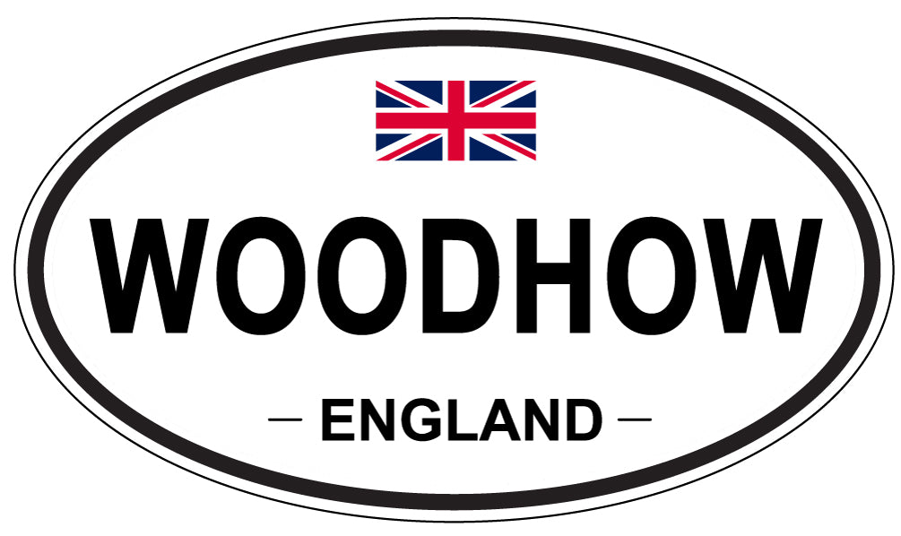 WOODHOW, England - Oval Magnet